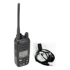 Txpromarine txm52/ma Radio Portátil Marino TXM52 / Sumergible IP67 / Luz Activada por Agua / NRC Reducción de Ruido / Dual-Watch / 5W de Potencia / Incluye Micrófono Audífono de Tubo Acústico