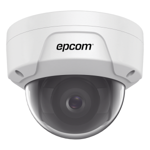Epcom xd41h Domo IP 4 Megapixel / Lente 2.8 mm / 30 mts IR / Exterior IP67 / IK10 / PoE / WDR 120dB / ONVIF
