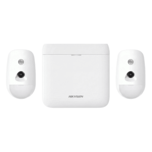 Hikvision ax-pro-kit-96-pir-cam (AX PRO) KIT de Alarma AX PRO 96 Zonas / Incluye: 1 Hub 96 Zonas con GSM y Batería de Respaldo / 2 Detectores de Movimiento con Cámara (PIRCAM) / Compatible con Hik-Connect P2P