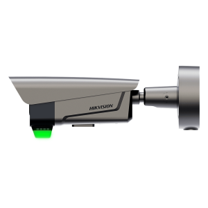 Hikvision ds-tcg406-e(er) Bala IP 4 Megapixel ANPR para Control de Acceso y Control Remoto / Lente Mot. 2.8 mm a 12 mm / Presición 98.5% / Audio Personalizado e Indicador LED (Rojo y Verde) / LED IR y Luz Blanca / Control de Barrera / Wiegand y RS-485 / IP68 / Po