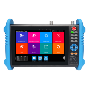 Epcom tpturbo8k(bt) Tester de Video Profesional | Pantalla 7|  Prueba IP/HD/Analógicas | TVI/CVI/AHD/CVBS | IP ONVIF | 4K/8K | H.264/H.265 | HDMI | PTZ | Scanner IP | TDR | Salidas 12V/24V/PoE | Activación Simultanea.