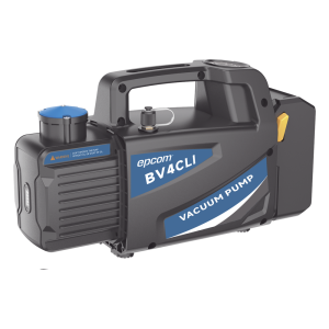 Epcom bv4cli Bomba de Vacío Inalámbrica BV4CLI / 4 CFM (114 L/min) / Vacío Final 150 Micrones / Capacidad Aceite 330 mL / Portátil Alta Eficiencia / Compatible A2L R32