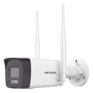 Hikvision ds-2cv1043g2-lidwf(b) Bala IP 4 Megapixel / Lente 2.8 mm / Dual Light (30 mts IR + 30 mts Luz Blanca) / Wi-Fi / ACUSENSE /  Audio Bidireccional (Micrófono y Bocina) / IP66 / dWDR / Micro SD