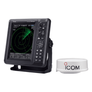 Icom mr1010r2/12exp1 Radar Marítimo 10.4 Pulgadas / 36 NM de Alcance / Tarjeta de video UX-252 / Display TFT LCD Color / Scanner Radome / 4 kW de Potencia / Frecuencia 9410 MHz / NMEA 0183