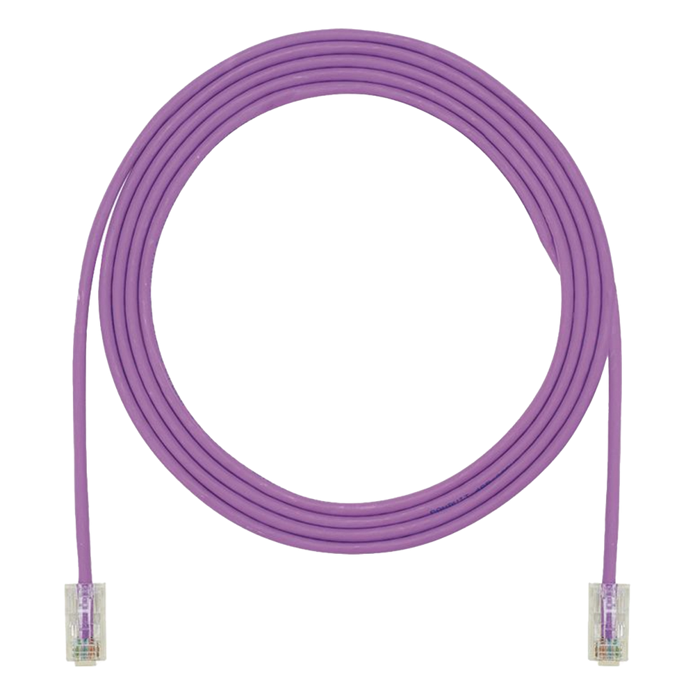 Cable de Parcheo UTP, Cat6A, 24 AWG, CM, Color Violeta, 4.57 Metros (15 Pies)