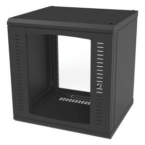 Linkedpro By Epcom sr-1912-gfp Gabinete para Montaje en Pared Cuerpo Fijo, con 12 Unidades de Rack, de 19in, Puerta de Cristal Templado, Fabricado en Acero