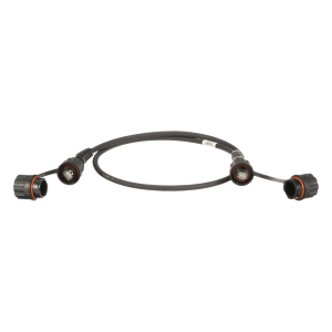 Patch Cord Cat6A IndustrialNet, Blindado S/FTP, Con Plug Industrial y Tapa en Cada Extremo, 10 Metros