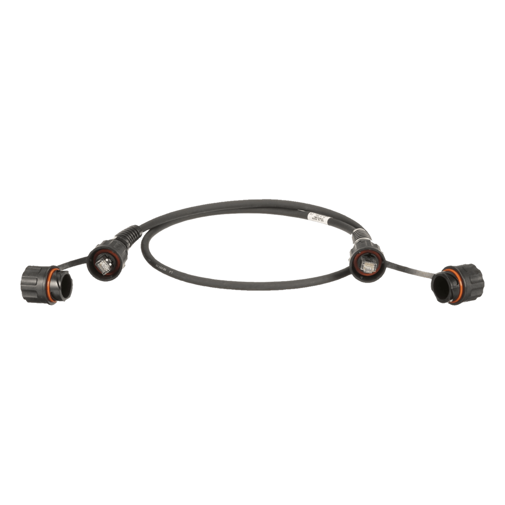 Patch Cord Cat6A IndustrialNet, Blindado S/FTP, Con Plug Industrial y Tapa en Cada Extremo, 10 Metros