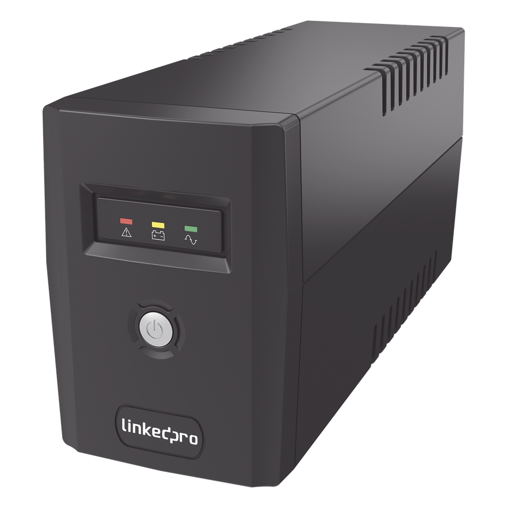 Linkedpro By Epcom lp600l UPS 600VA/360 W Línea Interactiva / 6 Contactos 5-15R (4 Respaldadas) / Regulación de Voltaje / Protección RJ45