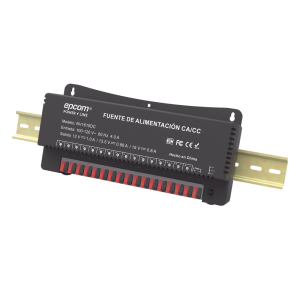 Epcom Powerline nv-1615-dc Fuente de Poder / Para 16 Cámaras / Ajustables a 12 o 13.5 o 15 Vcc / 16 Amperes / Instalación en Pared.