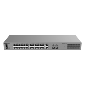 Ruijie rg-es228gs-p-v2 Switch Layer 2 Smart Cloud Managed / 28 Puertos Gigabit / 24 Puertos PoE+ 370 W / Switching 56 Gbps / Forwarding 41.664 Mpps / Montaje Rack / CCTV Mode / ERPS / Protección 6 kV / Garantía 3 Años