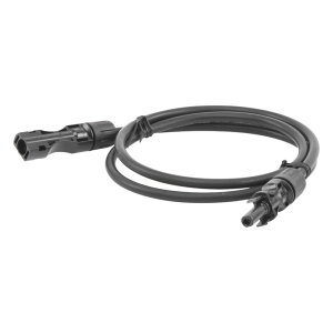 Epcom Powerline cblmc41mblk Cable Fotovoltaico 1 m, Negro, Calibre 10 AWG con Terminales MC4 en Ambos Extremos