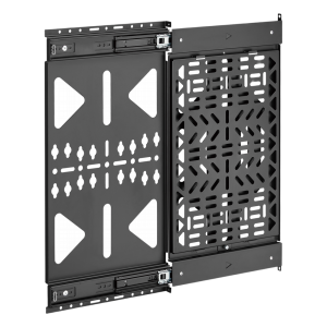 Brateck apm-10-01 Montaje Deslizante de Almacenamiento AV | Capacidad de Carga 10 kg (22 lbs) | Rango de Deslizamiento 300 mm | Fabricado en Acero | Sistema de Sujeción Quick-Release sin Herramientas