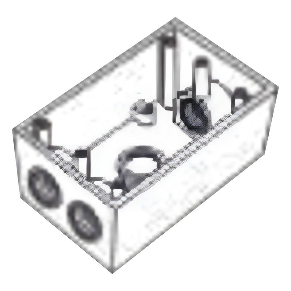 Rawelt rr-0284 Caja Condulet FS de 3/4 ( 19.05 mm ) con cuatro bocas a prueba de intemperie.