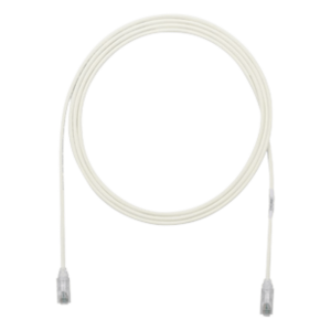 Panduit utp28sp2 Cable de Parcheo TX6, UTP Cat6, Diámetro Reducido (28AWG), Color Blanco Mate, 2 ft.