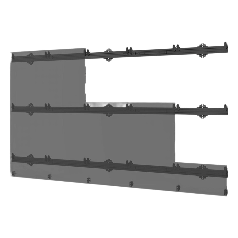 Peerless ledunvs-5x5 Sistema de Montaje Universal para paneles LED dvLED / SEAMLESS Connect / 5x5 Paneles / Capacidad (284.1 kg) / Aluminio / Ajuste de Precisión / Hasta 135 3.05 x 1.69 m