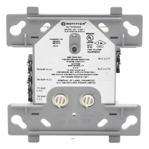 Notifier fdm-1 Módulo monitor dual direccionable con dos circuitos IDC Clase B independientes y direccionamiento consecutivo automático