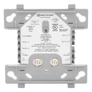 Notifier frm-1 Módulo de relevador direccionable con dos contactos secos Form-C para control de dispositivos auxiliares, protocolo FlashScan