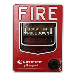 Notifier nbg-12lob Estación manual de alarma contra incendio de doble acción, con cerradura y llave, para exterior, con caja SB-I/O incluida