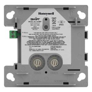 Notifier fw-mm Módulo monitor inalámbrico direccionable para contactos secos, malla SWIFT FlashScan, batería litio 2 años
