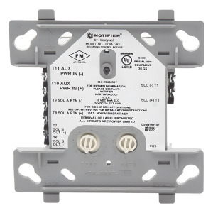 Notifier fcm-1-rel Módulo de control de descarga direccionable para sistemas de supresión de incendio, protocolo redundante