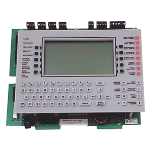 Notifier cpu2-3030d Unidad central de procesamiento con pantalla LCD de 640 caracteres y teclado QWERTY, en inglés, para panel de detección de incendio NFS2-3030