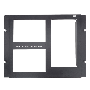 Notifier dpa-2b Placa de revestimiento de dos hileras para chasis CA-2 de sistemas de audio DVC / acero calibre 16 / gabinetes serie CAB-4 / negro
