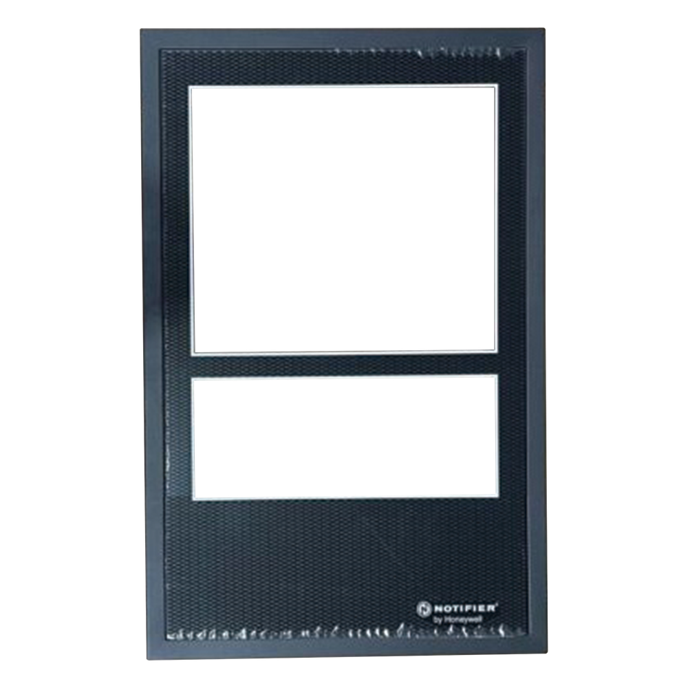 Notifier addrc4 Puerta de gabinete de tres niveles para chasis CA-2 en filas superiores, acero calibre 16, color negro