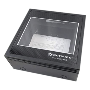 Notifier abs-2d Gabinete de montaje en superficie para anunciador NCA-2 y módulo de red NCM, color negro