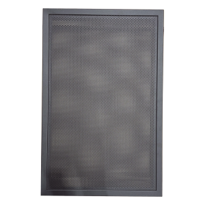 Notifier eqdr-c4 Puerta ventilada de acero para gabinete ONYX serie EQ de 3 niveles, para amplificadores y fuentes de alimentación NOTIFIER