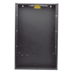 Notifier sbb-c4 Caja posterior de 3 niveles para gabinete de panel contra incendio NOTIFIER, acero calibre 16, color negro