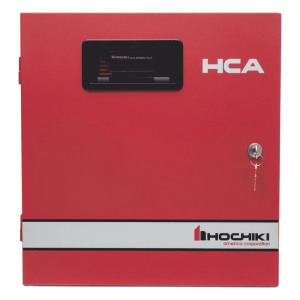 Hochiki hca-8/120 Panel Convencional De 8 Zonas, Hasta 20 Detectores por Zona, Capacidad 6.5A, Alimentación 120V, Color Rojo (0100-09600), Listado UL 864 9th Edición