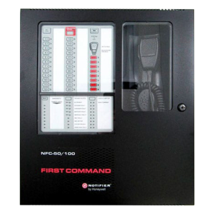 Notifier nfc-50/100 Panel de Evacuación por Voz de Emergencia 50 o 100 W a 25 V con Hasta 8 Circuitos de Altavoces para Sistemas FireWarden de NOTIFIER