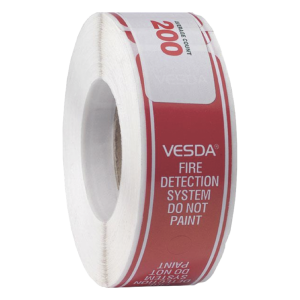Xtralis e700-sp-dcl Etiqueta de Punto de Muestreo / para Detectores de Humo por Aspiración VESDA / Estilo Envolvente / 200 por Rollo