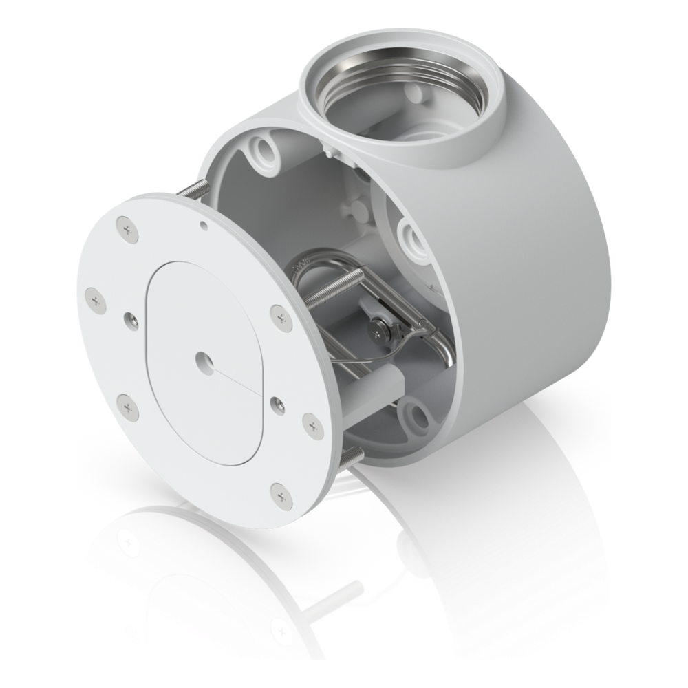 Ubiquiti uacc-camera-cjb-w Camera Compact Junction Box ? Caja de Conexiones Antimanipulación para Cámaras Compactas Dome y Turret Color Blanco