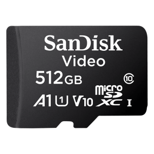 Sandisk sdsdqas5512gbp Memoria microSD SanDisk 512GB / Alta Resistencia / Videovigilancia / Clase 10