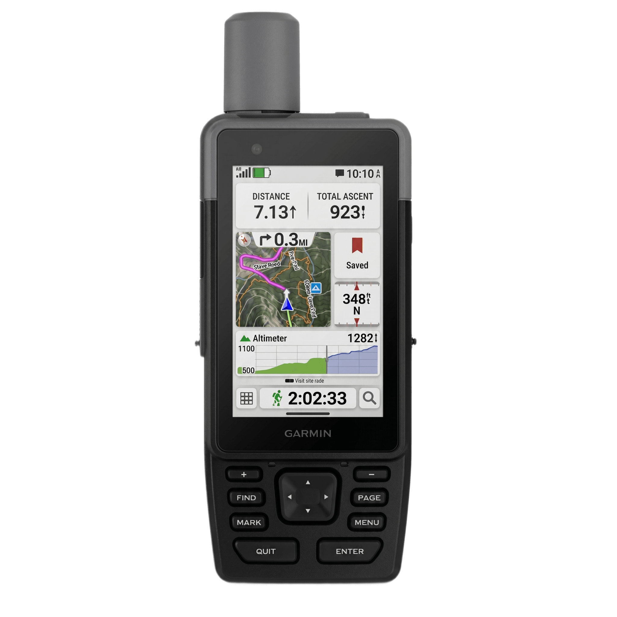 Garmin 10-02920-00 Navegador Portátil Multibanda GPSMAP H1 / Pantalla TFT Transflectiva 3.5 / Resistente IP67 / MIL-STD-810 / Batería hasta 145 Horas / 64 GB Memoria / Mapas Preinstalados / Altímetro Barométrico / Brújula / Galileo /