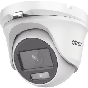 Epcom Professional e3k-turbo-hc [ColorVu] Eyeball TurboHD 3K / Lente de 2.8mm / Microfono integrado / Imagen a color 24/7 / Luz Blanca 20 metros / Exterior IP66 / dWDR
