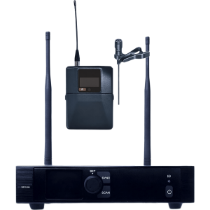 Epcom Proaudio ep591u/59l Sistema de Micrófono Inalámbrico | Receptor Un Canal U-Band 540-690 MHz | Micrófono de Solapa Digital | Modulación PI/4-DQPSK | Pantalla TFT-LCD 2.2 | Encripción de Audio | Autonomía >10 Horas