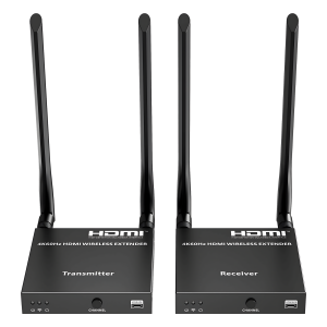 Epcom Titanium tt699v2.0 Kit Extensor Inalámbrico HDMI | 4K@60Hz 4096x2160 | Tecnología ipcolor STREAM | Banda 5G 5.18-5.24 GHz | Distancia 50 m | Conexión de Hasta 1 a 4