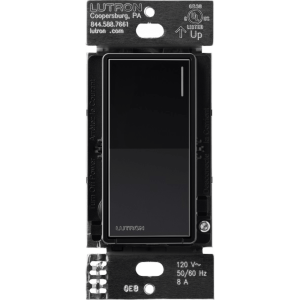 Lutron Electronics rrst8ansbl Interruptor inteligente on/off Sunnata, 8A iluminación y 5.8A motor, requiere neutro, RadioRA 3