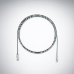 Panduit utp28x10gy Cable de Parcheo UTP Cat6A, CM/LSZH, Diámetro Reducido (28AWG), Color Gris, 3.05 Metros (10 Pies)
