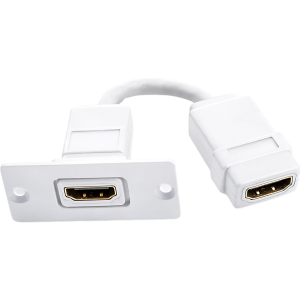Kramer w-h(w-hdmi)(w) Wall Plate Inserción HDMI | Conexiones HDMI | Tamaño Espacio Simple | Blanco