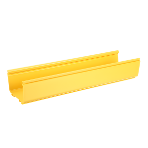 Panduit fr6x4yl10 Canaleta FiberRunner? 6X4, de PVC Rígido, Color Amarillo, 3 m de Largo