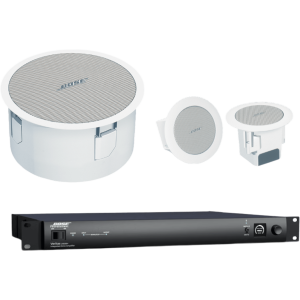 Bose Professional fs3kit/2csw Kit de Audio Comercial Freespace 3 | 1 Amplificador 2160BH | 1 Par de Altavoces Satélites de Plafón | 1 Subwoofer de Empotrar | Color Blanco