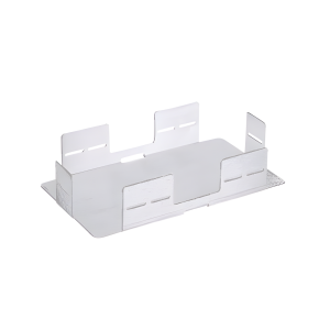 Soporte Para Apilar de 1 a 4 Charolas de Empalme FST6, Compatible con Paneles FWME4 y FWME8, Color Gris