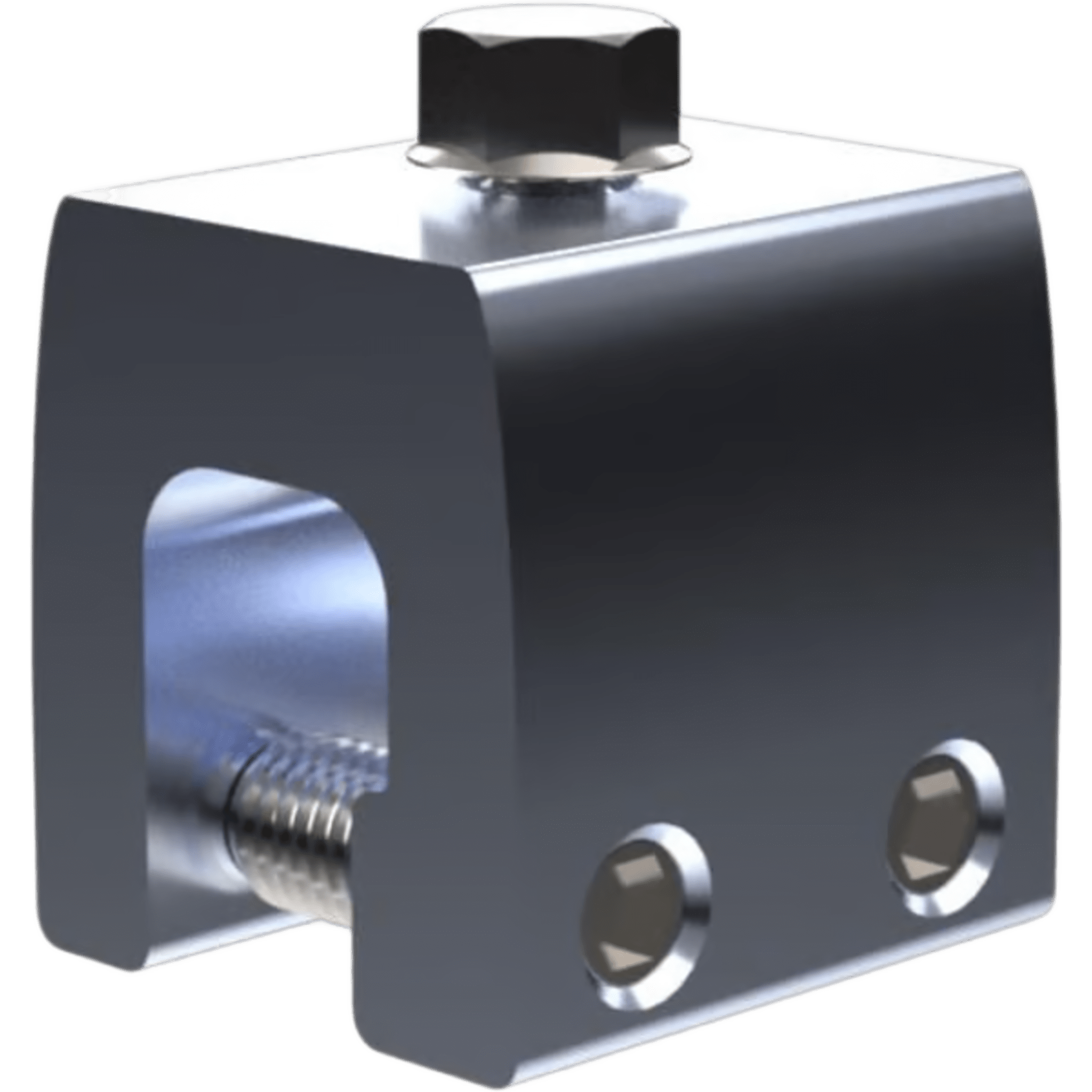 Basel n00028 Clamp de Sujeción para Paneles Solares / M2 Clamp V2 / Aluminio Serie 6000 / Sin Perforaciones / Lámina Engargolada / 187 g / Tornillos Acero Inoxidable