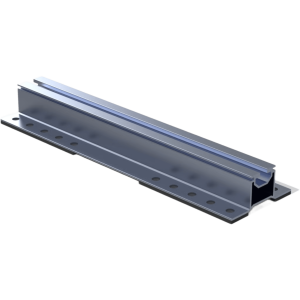 Basel n00016 Riel de Montaje Solar / S Rail 28 / Aluminio Serie 6000 / Protección EPDM / 280 mm / 235 g