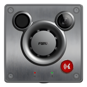 Fanvil a11v Video Intercom IP para Exterior / Cámara 4 Megapixel (1080p) / HDR e Iluminación IR / Altavoz 5W y Doble Micrófono con Reducción de Ruido / Panel Acero Inoxidable y Cuerpo Aluminio / IP66 e IK10 / PoE+ / 2 Líneas SIP