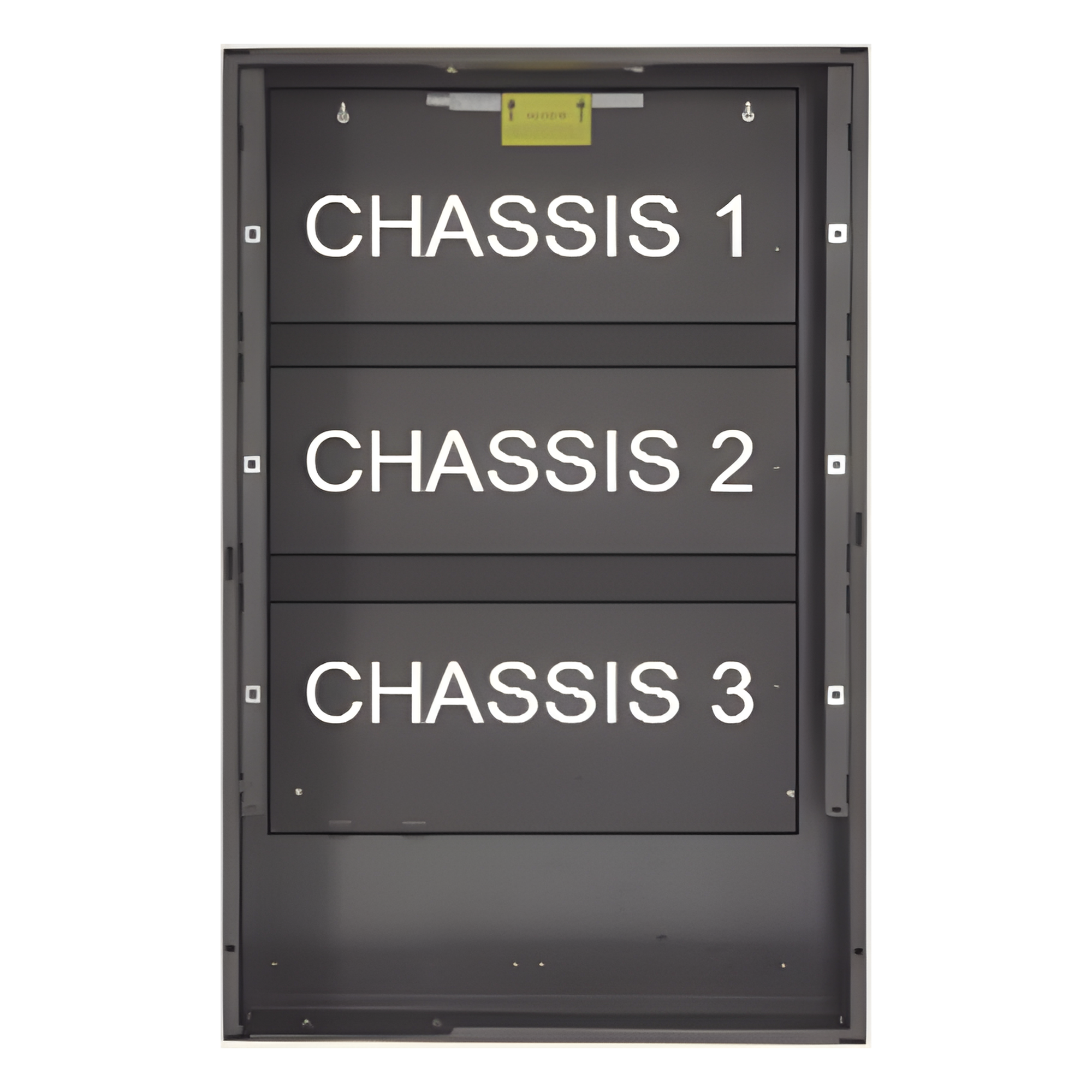 Notifier eqbb-c4 Gabinete metálico (backbox) de tres niveles para amplificadores y fuentes de alimentación / serie EQ ONYX de NOTIFIER / negro
